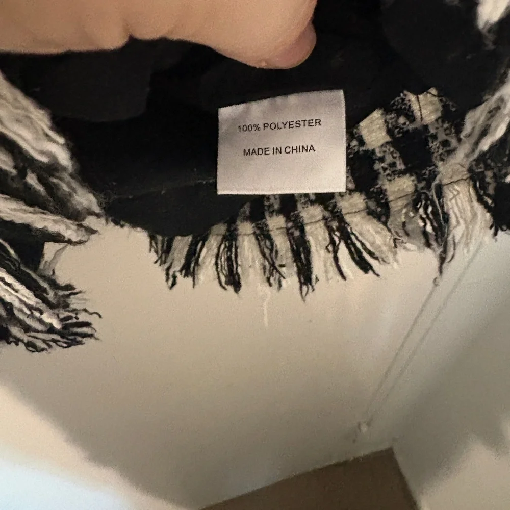 Pink Lily Black and White Houndstooth Mini Skirt - Picture 5 of 5